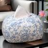 Ceramic Paper Towel Box for Dining Table Coffee Living Room Desktop Napkin Napkin Holder(Blue) view 3