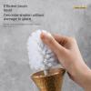 [Anti-Splash Toilet Brush] Removable PP Liner Cleaning Set - ABS Imitation Hammer Handle, deep Cleaning Will not Hurt The Glaze, Multi-Color Optional (Silver/Gold/Black/White) view 2