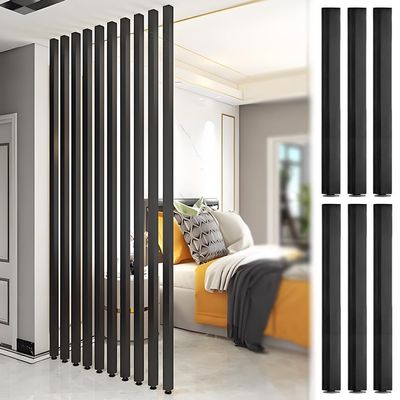 Adjustable Minimalist Room Divider Screen - No Drilling Decorative Privacy Partition for Home & Office(6PCS 100cm)