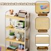 5 Pcs Wire Rack Covers for Pantry 17 x 16 x 1.6 in, 0.29 Inch Thick Easy to Cut PVC Removable Durably Shelf Liners, for Pantry Closet Easy Install, Oak Color view 2