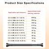 Adjustable Shower Curtain Rod 3ft 4ft 9ft 14ft 16ft, Stainless Steel No Drilling Heavy Duty Long Tension Telescoping Rod Spring Tension for Bathroom Windows(White,4.1-5m/162"-196") view 3