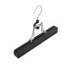 10/20PCS Wooden Pants Hangers,Hanger with Non-Slip Sponge,Non Slip Skirt Racks for Clothes Shorts Slacks(Black,10PCS) view 1