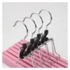 10/20PCS Wooden Pants Hangers,Hanger with Non-Slip Sponge,Non Slip Skirt Racks for Clothes Shorts Slacks(Black,10PCS) view 4