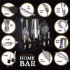 EWUROI Boston Shaker Cup 13-Piece Stainless Steel Mixer Cocktail Bartender Set with Storage Rack view 2