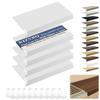 5 Pack Wire Shelf Covers, Wire Rack Covers for Pantry Durable PVC Shelf Shelving 0.31in Thick, Moisture-Resistant Shelves Cover for Store Pantry Kitchen Removable Closet, #023, 41x9x2 in view 1