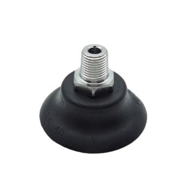 1Pcs Internal Thread Single Layer Vacuum Suction Cup PS-10 Rubber Suction Cup with Adapter for Robot(PPS-15-F-N)