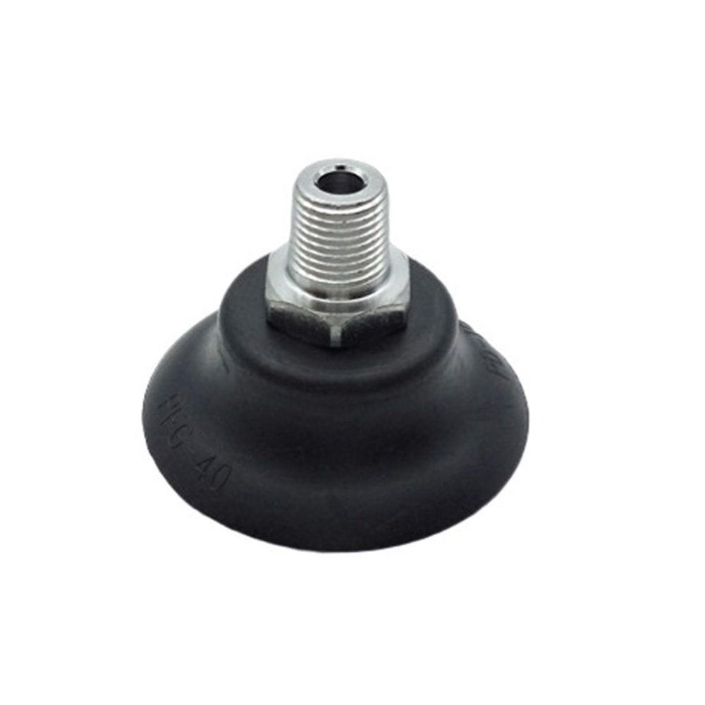 1Pcs Internal Thread Single Layer Vacuum Suction Cup PS-10 Rubber Suction Cup with Adapter for Robot(PPS-15-F-N)