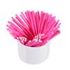 Eujgoov 100 Pcs Chocolate Candy Bars Sticks Cake Pop Sticks 10CM for Candy Sweet Chocolate DIY Making (Pink) view 1