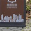cfycfy987 Retro with Ashtray Classified Rubbish Bin Public Area Galvanised Steel Trash Can view 3