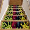 Halloween Zombie Hand Stair Treads for Wooden Steps, 15 Piece 8" X 30" Non-Slip Carpet Stairway Treads, Washable Stair Runner Rugs for Kids Elders Dogs view 1