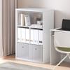 Furinno Cubicle Book Shelf, 5-Cube Bookshelf, Extra Thick Frame Cube Storage Organizer Bookcase with Closed Back, 15.3 x 29.9 x 43.3, for Living Room, Bedroom, Home Office, White view 2