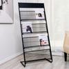 YXEDPBF Floor standing magazine rack Magazine Rack Floor Standing Magazine Holder Metal Brochure Holder For Waiting Room School Multi-purpose display rack view 1