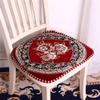 1/2/4 Packs Kitchen Chair Cushion and U Shape Seat Cushion with Ties, 17"x 18" Indoor/Outdoor Non Slip Chair Pad Pillow for Dining Home Room Patio (Red - B, 2packs) view 2