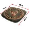 1/2/4 Packs Kitchen Chair Cushion and U Shape Seat Cushion with Ties, 17"x 18" Indoor/Outdoor Non Slip Chair Pad Pillow for Dining Home Room Patio (Red - B, 2packs) view 4