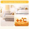 Aphisoft Cozy Quilted Grid Corduroy Thickened Anti-Slip Couch Cover, Simple Striped Corduroy Anti-Scratch Sofa Cover, Universal Furniture Protector for Kid Dog Pet (Matcha, 90 * 160cm/35.4 * 62.9in) view 3