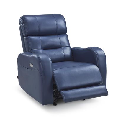 MCombo Triple Motor Rocker Recliner Chair, Infinite Position 6277 (Blue)