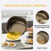 12in Titanium Alloy Non-Stick Pot with Lid, Multi-Purpose Cooking Pan and Wok, Non Stick Frying Pan for Frying, Stewing, Stir-Frying(Pot + Lid) view 4