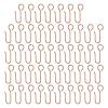 PATIKIL Metal Curtain Track Hooks, 48Pcs S-Shaped Steel Drapery Wire Hook Pins for Ceiling Wall Drape Track Shower Curtains Door Curtains, Rose Gold view 1