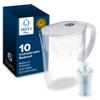 Brita Small 6 Cup Water Filter Pitcher, 1 BritaPlus Filter, Metro, Clear (Package May Vary) view 1