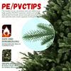 7FT Artificial Christmas Tree, Premium Unlit Spruce Douglas Firs Christmas Tree with 2257 Branch Tips, Realistic Fake Xmas Trees with Metal Hinges and Foldable Base for Holiday, Home, Party Decoration view 4
