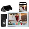 KeonBell Smart Video doorbell intercom System videophone for Home with 10.1 inch Big Touch Screen, 1080p Night Vision doorbell Camera with Monitor, Tuya APP, Talk, Video Recording, Unlock, Playback view 1