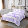 Erosebridal Initial Letter X Coverlet Set Twin Size Glitter Bow Kids Quilt Set Purple Bowknot Bedspread Personalized Monogram Stripes Bedding Sets for Girls Teens Women Room view 4