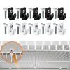 BUBEFSKD Screw Hooks Christmas Light Strips Hanging Hook Set Heavy Duty for Stable Load Bearing & Multifunction Application Ceiling view 2