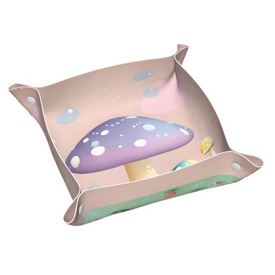 Cartoon mushroom Desktop Organizer Tray Classic and Stylish Ideal for Storing Small Items Such as Keys and Coins