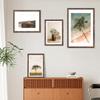 Flocey 20x28 Picture Frame Set of 5, Rustic Brown Poster Frame, Display Pictures 16 x 24 with Mat or 20 x 28 Without Mat for Horizontal or Vertical Wall Mounting, Wall Gallery Frame view 2