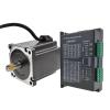 86 Step Motor NEMA34 4.5Nm 6.5Nm 8.5Nm 12Nm 6.0A Stepper Motor D14mm 2 Phase for CNC Engraving Machine High 86BYG DM860H(Motor and DM860H,86BYGH80-4.5Nm) view 1