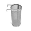 1pc Professional Homebrew Beer Hop Mesh Filter - 300 Micron 304 SS Strainer with Hooks for Wort Boiling & Fermentation(15x35cm) view 1