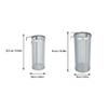 1pc Professional Homebrew Beer Hop Mesh Filter - 300 Micron 304 SS Strainer with Hooks for Wort Boiling & Fermentation(15x35cm) view 2