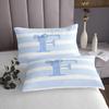 Erosebridal Initial Letter F Girls Bedspread King Size Kawaii Bowknot Quilt Set Modern Blue Stripes Coverlet Set for Kids Children Women Bedroom Decor Cute Sequins Bow Bedding Sets view 3