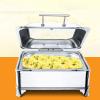 UMJIGF Chafing Dish Buffet Set, Buffet Food Warmer, Stainless Steel Square Catering Chafer Warmer for Keep Food Being Fresh and Delicious, 6L/400W,Full Size Food PAN view 3