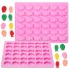 2 Pcs Mini Fish Shaped Mold, 36 Cavity Non-Stick Fish Silicone Mold Mini Ice Cube Trays for Baking and Homemade Treats, Candy, Biscuits, Ice Cubes, Chocolate view 1
