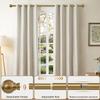 2 Pack Warm Gold Curtain Rods for Windows 48 to 84 Inch 1" Diameter Adjustable Heavy Duty Brass Window Curtain Rod with Metal Finials for Living Room Bedroom Farmhouse Kitchen Outdoor view 3