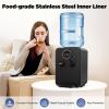 SODONAD Top Loading Water Dispenser with Ajustable 3 Temperature Set (Hot, Cold, Normal) for 1.19-4.99 Gallon Bottles Water Machine Perfect for Home, Office (Black/White 500w) view 2