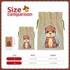 KOPUUYRD Cartoon Cute Otter Print Charming Gift Bag,Cloth Bags With Drawstrings,For Festive Occasions Everyday Use view 4