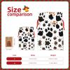 KOPUUYRD Animal Paw Prints Print Charming Gift Bag,Cloth Bags With Drawstrings,For Festive Occasions Everyday Use view 4