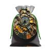 UUIKLPOL Clock Art Print Stylish Christmas Gift Bag,Reusable Holiday Gift Bags,For Jewelry And Party Favors view 2