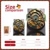 UUIKLPOL Clock Art Print Stylish Christmas Gift Bag,Reusable Holiday Gift Bags,For Jewelry And Party Favors view 4