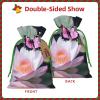 HJKTVDRQ Red Butterfly 1 Print Adorable Christmas Gift Bag,Drawstring Pouches For Small Gifts,Reusable Small Cloth Bags view 3
