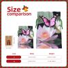 HJKTVDRQ Red Butterfly 1 Print Adorable Christmas Gift Bag,Drawstring Pouches For Small Gifts,Reusable Small Cloth Bags view 4