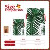 UUIKLPOL Green Palm Leafs Print Stylish Christmas Gift Bag,Reusable Holiday Gift Bags,For Jewelry And Party Favors view 4