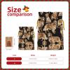 HJKTVDRQ Golden Retrievers Print Adorable Christmas Gift Bag,Drawstring Pouches For Small Gifts,Reusable Small Cloth Bags view 3
