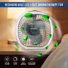 Brookstone Rechargeable Aroma Fan Mini Portable Fan with Aroma Diffuser for Fresh Air & Cooling Comfort Anywhere view 2