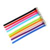 Plastic Wristbands 60pcs Cute Silicone Wristband Bracelets Women DIY Rubber Watchband for Jewelry Making Accessories Wedding Party Gift(White) view 3