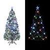 Artificial Christmas Tree Green Fiberglass Holiday Decorations view 1