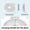 Indoor Comfort Personal AC Electric Fan, 3 Speeds, 60-minute Timer, Air Circulator Fan, Portable Handle, Manual Control view 4