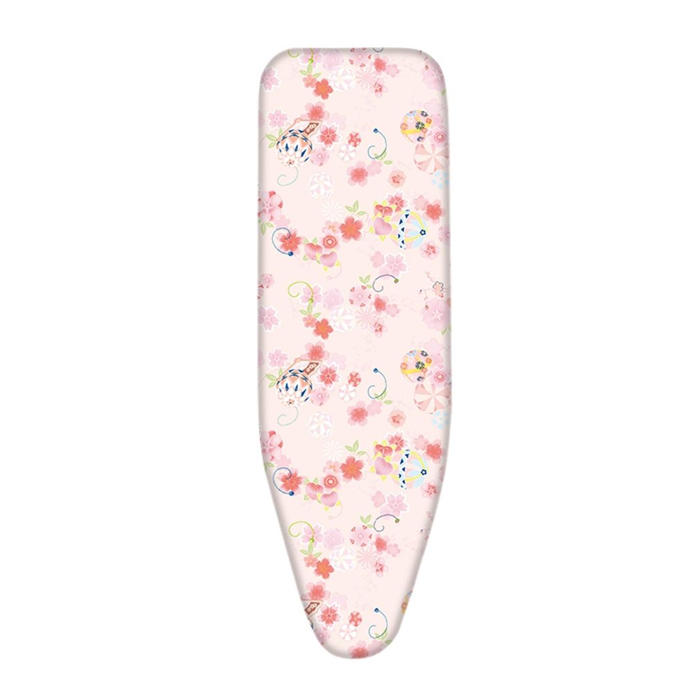 Ironing Board Cover and Pad, Iron Board Cover with Padding, Heat Reflective, Secure Fit with Adjustable Drawstring(Pink,90x30 cm/35x12 in)